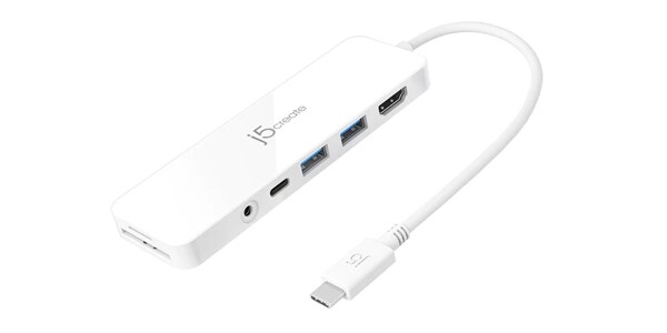 j5 create / 	JCD373 USB-C 7in1 Slim Multi-port Adapter