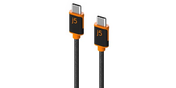 j5 create/JUCX24L30　USB-C to C 充電/通信ケーブル PD 60W対応 3m