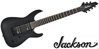 JACKSON JS22-7 Satin Black　7弦ギター