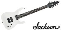 JACKSON JS32-7 Dinky DKA Snow White 7弦ギター