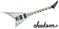 JACKSON X Series Rhoads RRX24M White/Black Pinstripes