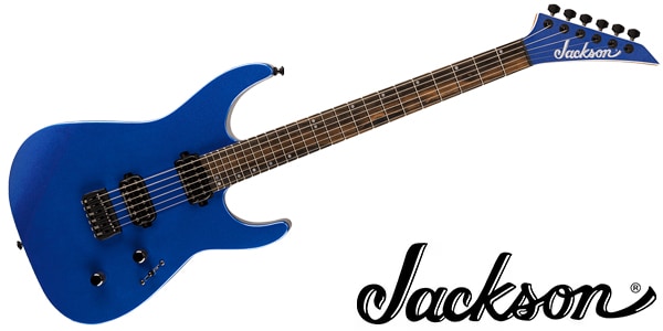 Jackson 日本製 blue American Series Virtuoso, Streaked Ebony, Mystic Blue (ご