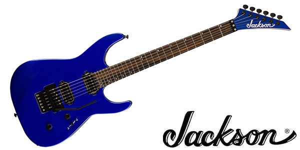 JACKSON / American Series Virtuoso Streaked Ebony FB Mystic Blue