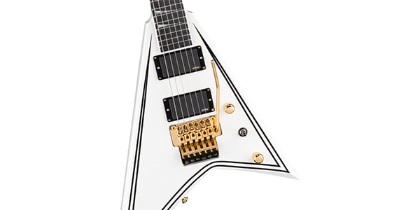 JACKSON / MJ Series Rhoads RR24MG White with Black Pinstripes画像3