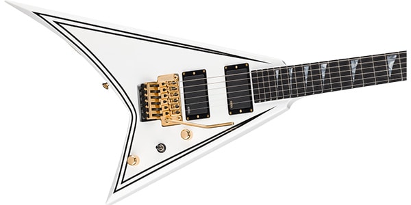 JACKSON / MJ Series Rhoads RR24MG White with Black Pinstripes画像4