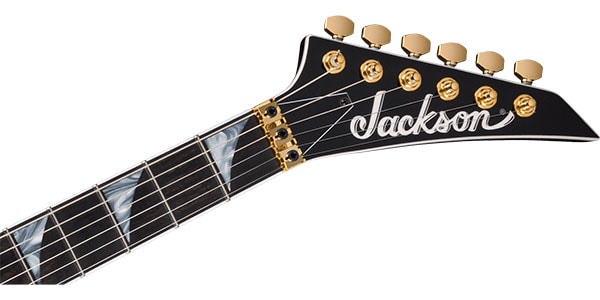JACKSON / MJ Rhoads RR24MG Ebony FB BK w/YL Pinstripes画像5