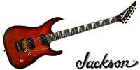 JACKSON / MJ Dinky DK Flame Maple Amber Burst