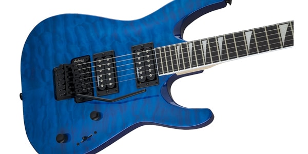 JACKSON / JS32Q DKA Dinky Arch Top, Transparent Blue画像3