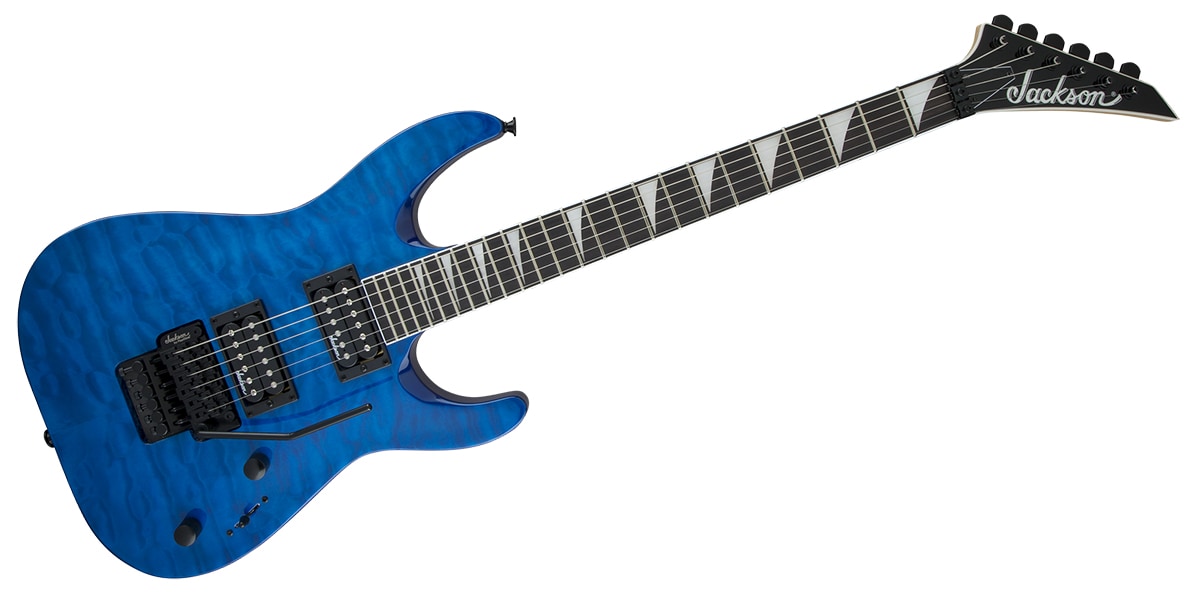 JACKSON/JS32Q DKA Dinky Arch Top, Transparent Blue