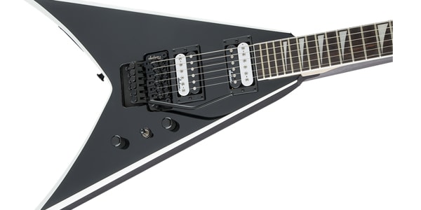 JACKSON / JS32 KING V, BLACK WITH WHITE BEVELS画像3
