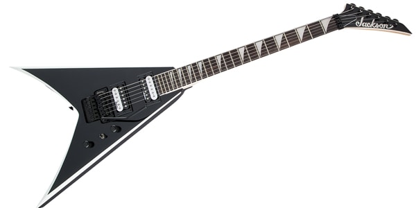 JACKSON / JS32 KING V, BLACK WITH WHITE BEVELS画像4