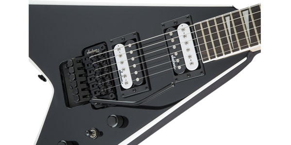 JACKSON / JS32 KING V, BLACK WITH WHITE BEVELS画像6