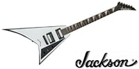 JACKSON JS32T Rhoads White With Black Bevels