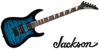 JACKSON / JS Dinky JS20 DKQ 2PT Transparent Blue Burst