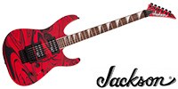 JACKSON X Series Soloist SLX DX Swirl, Satin Red Swirl