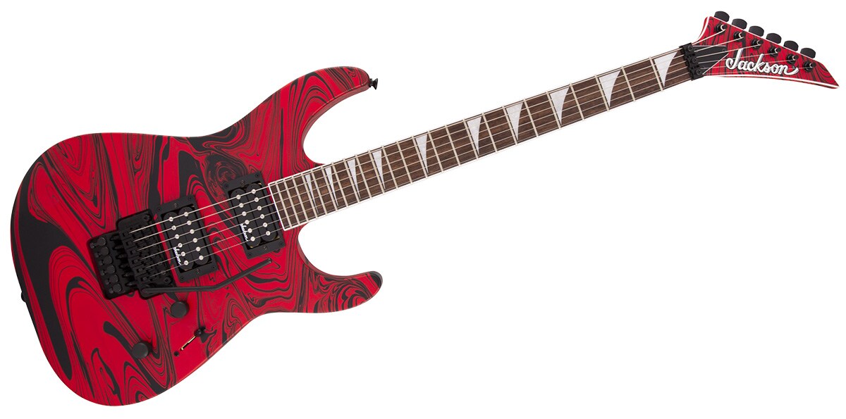 JACKSON/X Series Soloist SLX DX Swirl, Satin Red Swirl