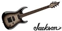 JACKSON / Pro Plus Series DK Modern EVTN6 Ebony FB Silver Sparkle