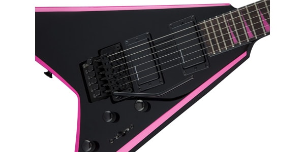 JACKSON ( ジャクソン )  / X Series Rhoads RRX24 Laurel Black w/Neon Pink Bevels画像4