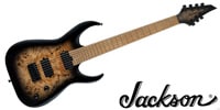 JACKSON Pro Series Misha Mansoor Juggernaut HT7P Black Burst Burl