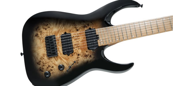 JACKSON ( ジャクソン )  / Pro Series Misha Mansoor Juggernaut HT7P Black Burst Burl画像3