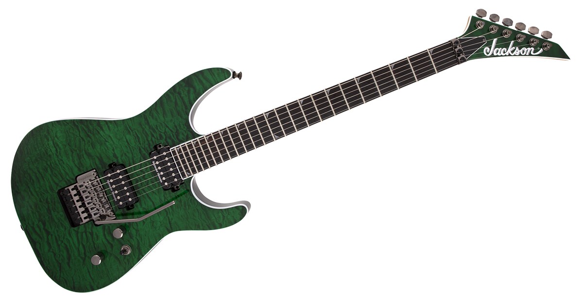 JACKSON/Pro Series SOLOIST SL2Q MAH, Transparent Green