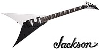 JACKSON Pro Series KING V KV TWO-FACE, Black and White