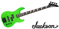 JACKSON JS Series Concert Bass Minion JS1X Neon Green