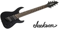 JACKSON X Series Dinky Arch Top DKAF8 MS Laurel Gloss Black