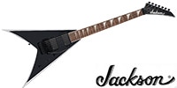 JACKSON KVX-MG7、SATIN BLACK WITH PRIMER GRAY BEVELS