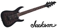 JACKSON JS22Q-7 DKA HT Black Burst 7弦ギター