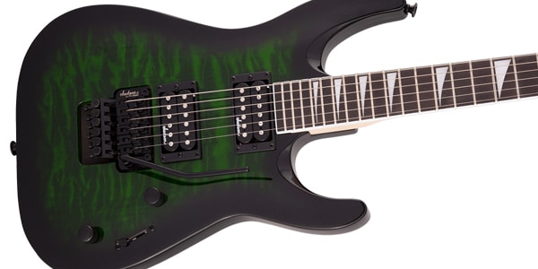 JACKSON / JS32Q DKA Dinky Arch Top, Transparent Green Burst画像4