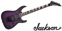 JACKSON JS32Q DKA Dinky Arch Top, Transparent Purple Burst