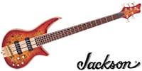 JACKSON Pro Series Spectra Bass SBP V Transparent Cherry Burst