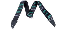 JACKSON / Jackson Strap with Headstock Pattern Black/Green