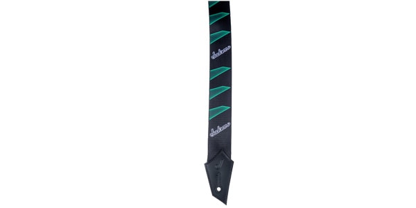 JACKSON ( ジャクソン ) / Jackson Strap with Headstock Pattern Black/Green画像2