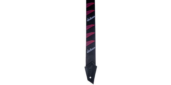 JACKSON ( ジャクソン )  / Strap with Headstock Pattern Black / Red画像2