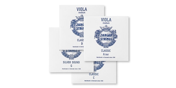 Jargar / CLASSIC viola string set, medium, A-line ball end