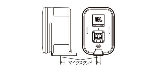 JBL/CTMA-1 Control 1PRO用マイクスタンド取付金具