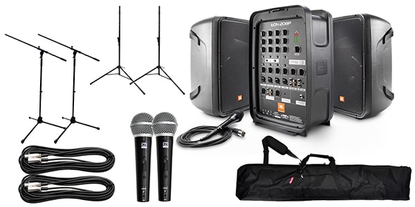 JBL / EON208P+CM5S有線マイク2本セット