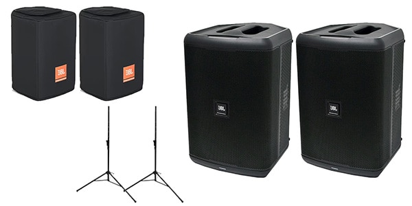 JBL ( ジェービーエル )  / EON ONE Compact x2台 + スピーカースタンドセット