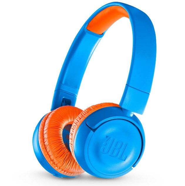 JBL/JR300BT ブルー/オレンジ Bluetoothヘッドホン 子供向け