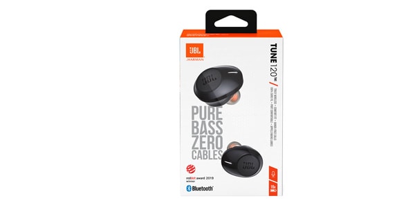JBL / TUNE120TWS True Wireless Earphones Black画像7