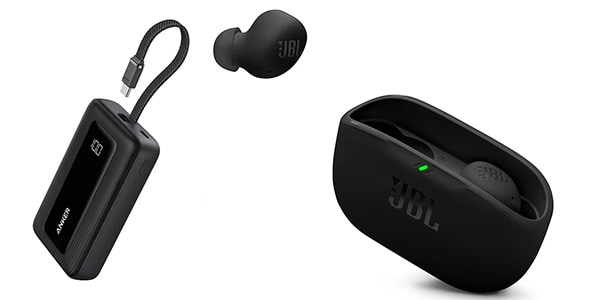 JBL ( ジェービーエル )  / JBL WAVE BUDS 2 ブラック ＋Anker Zolo Power Bank セット