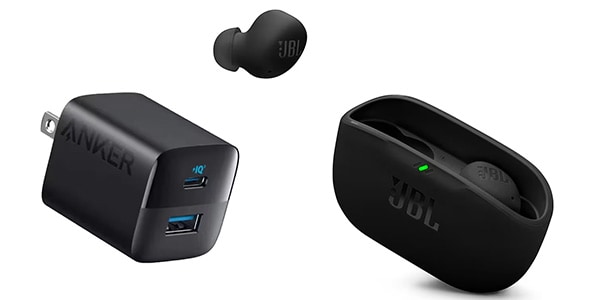 JBL ( ジェービーエル )  / JBL WAVE BUDS 2 ブラック ＋Anker 323 Charger (33W) セット