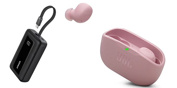 JBL ( ジェービーエル )  / JBL WAVE BUDS 2 ピンク ＋Anker Zolo Power Bank セット