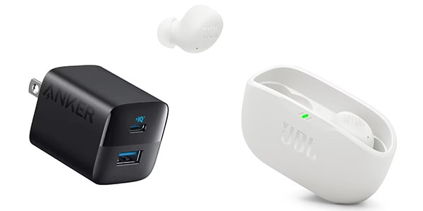 JBL ( ジェービーエル )  / JBL WAVE BUDS 2 ホワイト ＋Anker 323 Charger (33W) セット