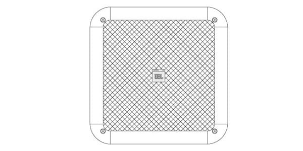 JBL ( ジェービーエル )  / MTC-300SG12 角型グリル