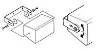 JBL MTC30UB CONTROL30用　壁・天井取付金具