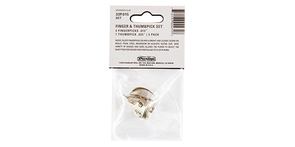 JIM DUNLOP ( ジムダンロップ )  / 33-015 Nickel Silver FingerPicks .015"画像3