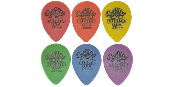 JIM DUNLOP/TORTEX SMALL TEAR DROP